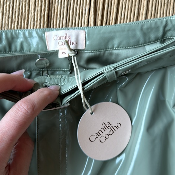 Camila Coelho Eliana Mini Skirt in Sage NWT - Picture 7 of 11